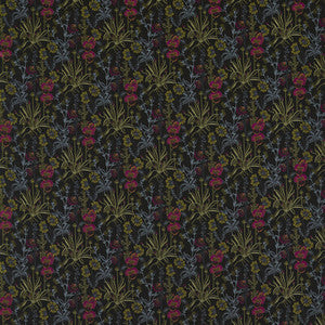 Elmsdale Jacquard Noir F1647/02.CAC.0 By Clarke And Clarke Designer Fabric