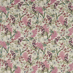 Hazelbury Linen Coral F1648/01.CAC.0 By Clarke And Clarke Designer Fabric