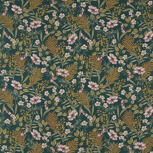 Hazelbury Linen Forest F1648/02.CAC.0 By Clarke And Clarke Designer Fabric