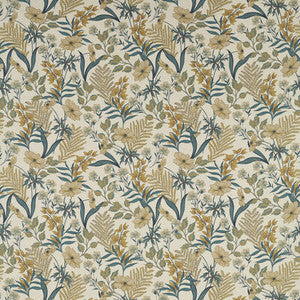 Hazelbury Linen Ochre F1648/04.CAC.0 By Clarke And Clarke Designer Fabric
