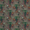 Hillcrest Velvet Forest/Raspberry F1649/01.CAC.0 By Clarke And Clarke Designer Fabric