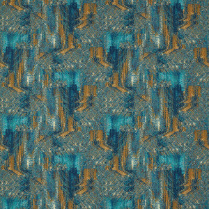 Hillcrest Velvet Teal/Spice F1649/05.CAC.0 By Clarke And Clarke Designer Fabric
