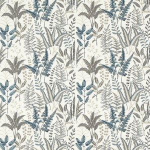 Bracken Denim Emb F1654/01.CAC.0 By Clarke And Clarke Designer Fabric
