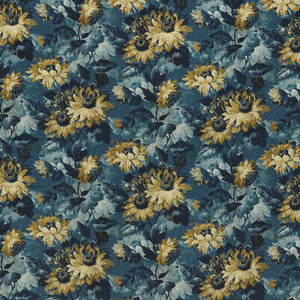 Sunforest Denim Velvet F1661/01.CAC.0 By Clarke And Clarke Designer Fabric