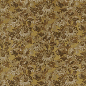 Sunforest Ochre Jacquard F1662/01.CAC.0 By Clarke And Clarke Designer Fabric
