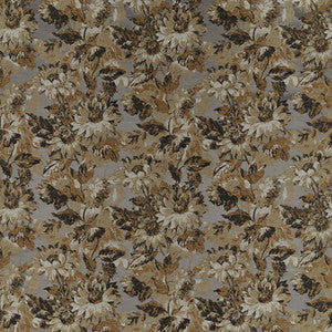 Sunforest Pewter Jacquard F1662/03.CAC.0 By Clarke And Clarke Designer Fabric