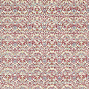 Strawberry Thief Plum F1678/03.CAC.0 By Clarke And Clarke Designer Fabric
