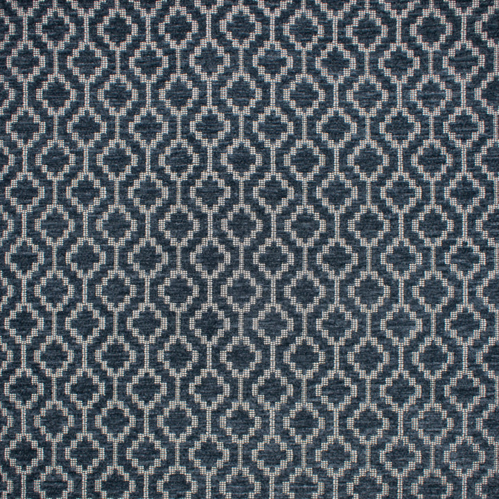 F1679 Indigo by Greenhouse Designer Fabric 100% Polyester China 45,000 </p><p>Repeat: 2" H, 2" V 57" - Swanky Fabrics -
