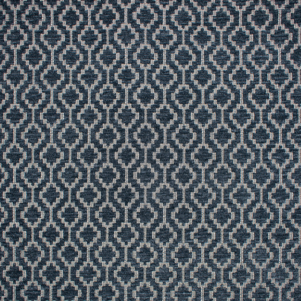 F1679 Indigo by Greenhouse Designer Fabric E62: Essentials by Color 100% Polyester China 45,000 double rubs </p><p>Repeat: 2" H, 2" V 57" - Swanky Fabrics -