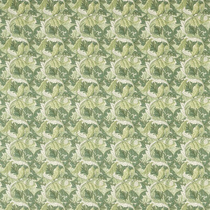 Acanthus Apple/Sage F1681/02.CAC.0 By Clarke And Clarke Designer Fabric