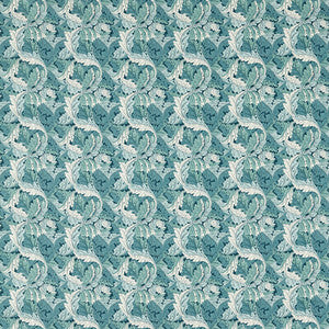 Acanthus Teal F1681/04.CAC.0 By Clarke And Clarke Designer Fabric
