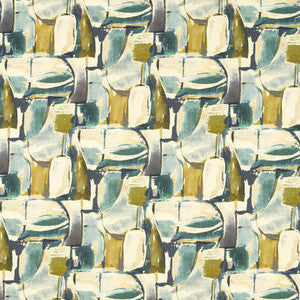 Figura Teal/Mineral F1694/05.CAC.0 By Clarke And Clarke Designer Fabric