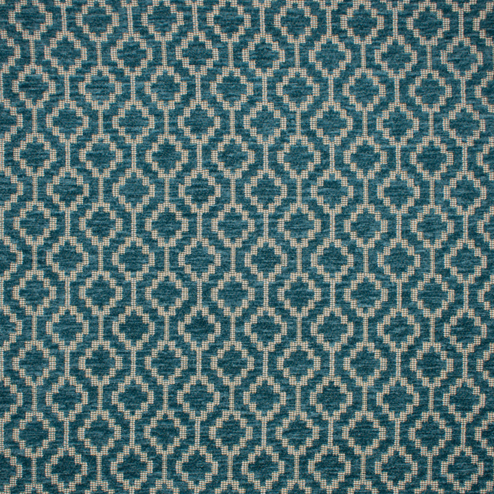 F1694 Teal by Greenhouse Designer Fabric 100% Polyester China 45,000 </p><p>Repeat: 2" H, 2" V 57" - Swanky Fabrics -