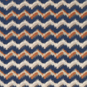 Sagoma Midnight/Spice F1698/03.CAC.0 By Clarke And Clarke Designer Fabric