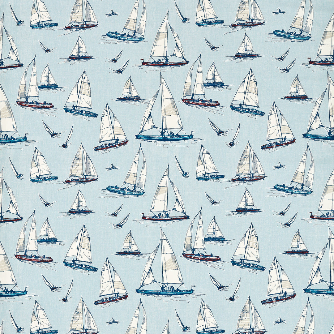Sailing - Yacht F1728/01.CAC.0 by Clarke & Clarke Designer Fabric