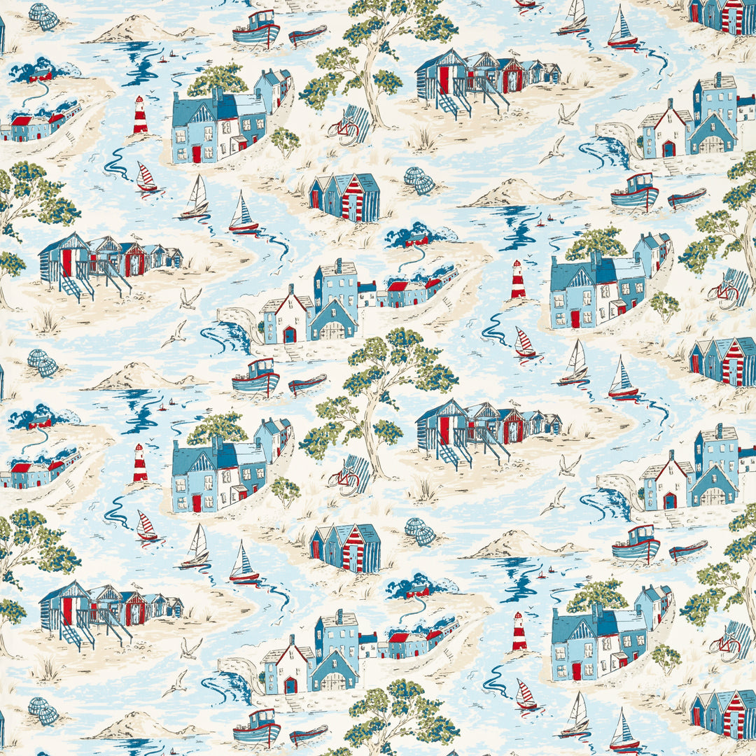 Waterfront - Marine F1733/01.CAC.0 by Clarke & Clarke Designer Fabric