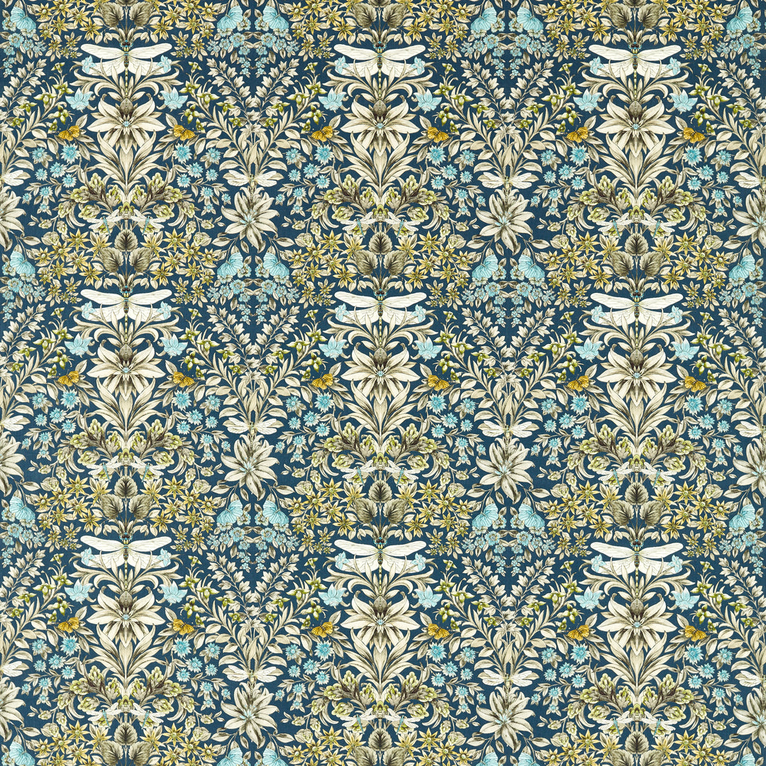 Mirabell - Midnight F1737/01.CAC.0 by Clarke & Clarke Designer Fabric