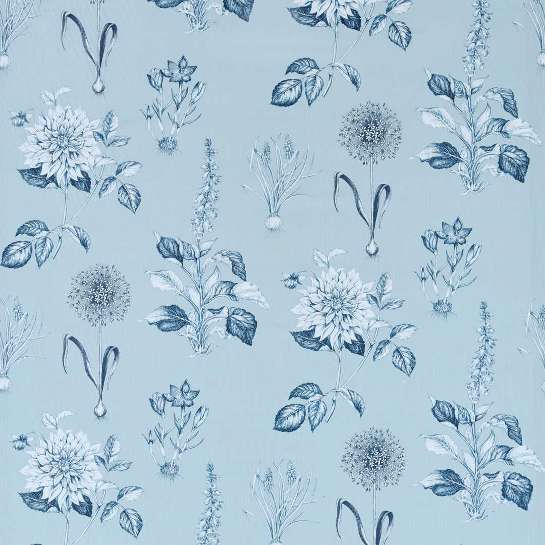 Roseraie - Denim F1738/03.CAC.0 by Clarke & Clarke Designer Fabric