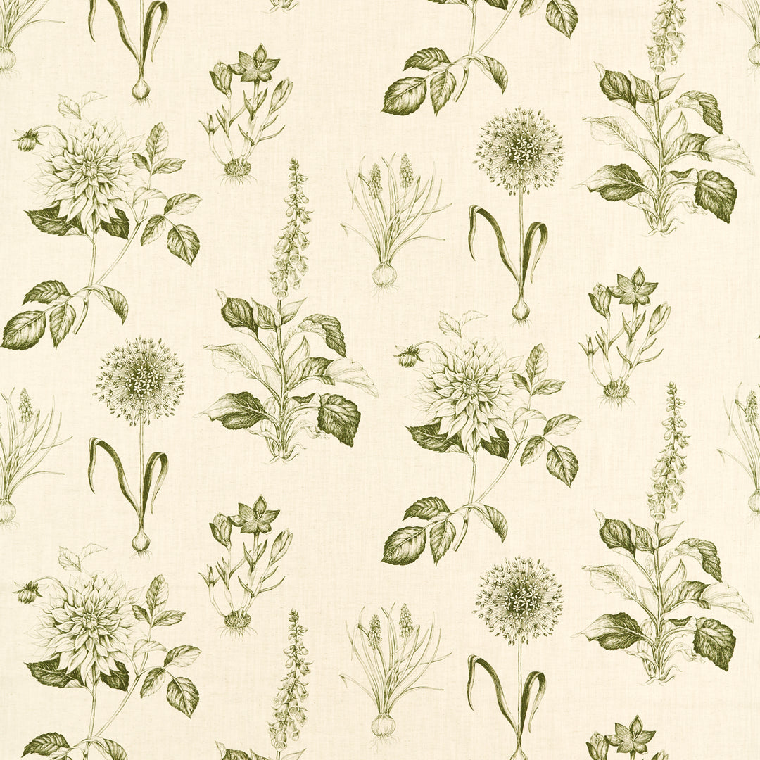 Roseraie - Sage F1738/05.CAC.0 by Clarke & Clarke Designer Fabric