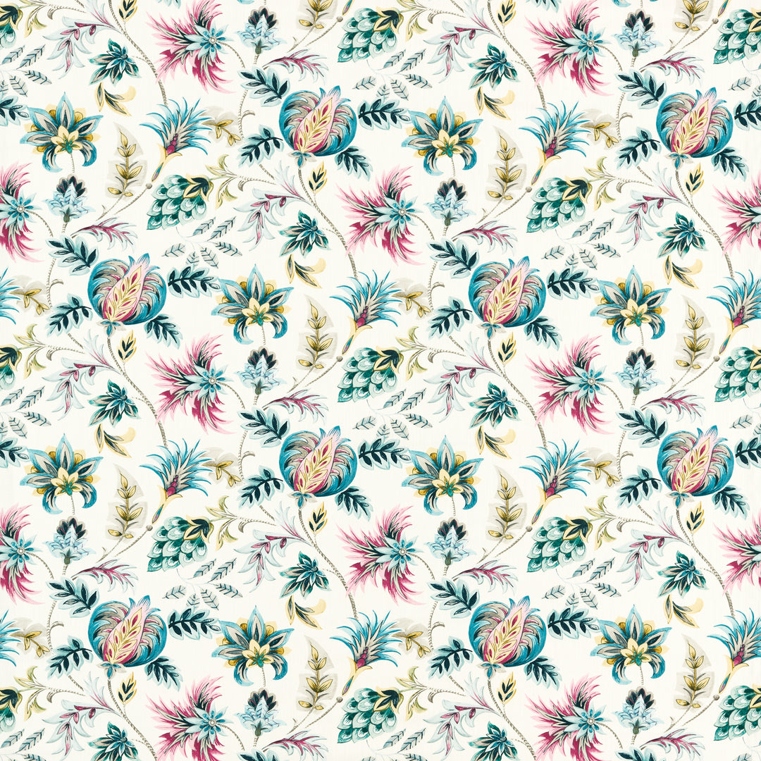 Sizergh - Teal Berry F1739/03.CAC.0 by Clarke & Clarke Designer Fabric
