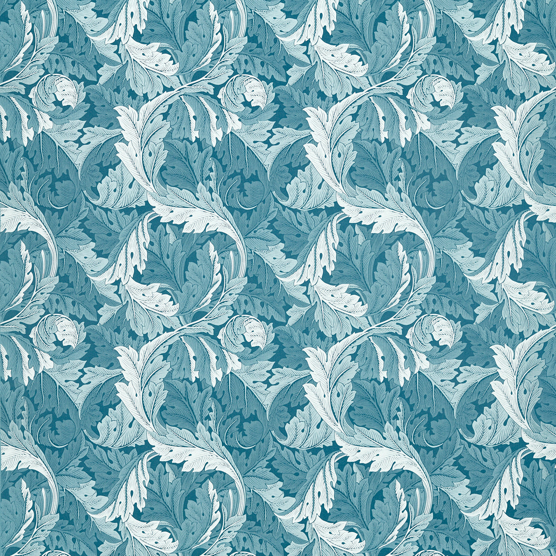 Acanthus Jacquard - Denim F1740/01.CAC.0 by Clarke & Clarke Designer Fabric