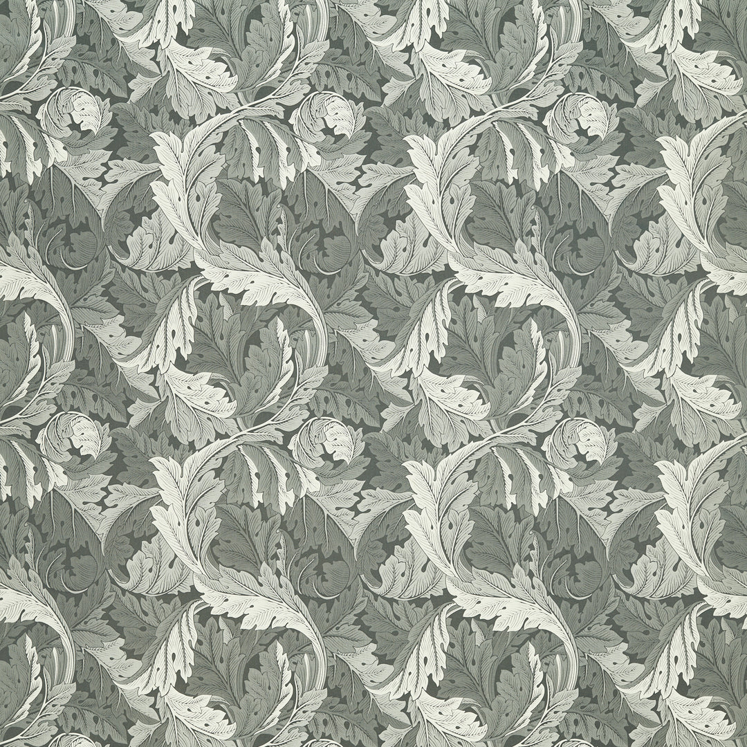 Acanthus Jacquard - Slate F1740/05.CAC.0 by Clarke & Clarke Designer Fabric