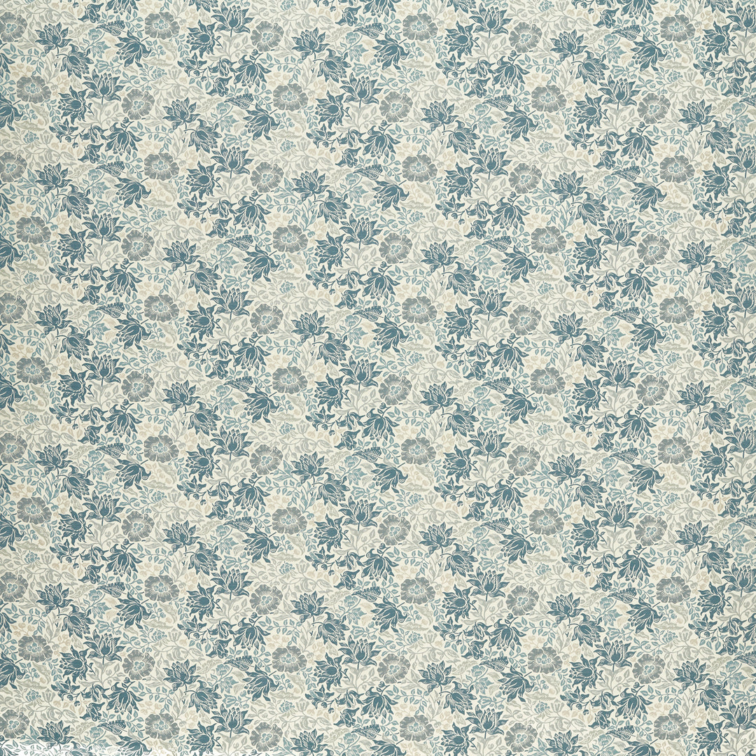 Mallow Jacquard - Midnight/Denim F1743/02.CAC.0 by Clarke & Clarke Designer Fabric