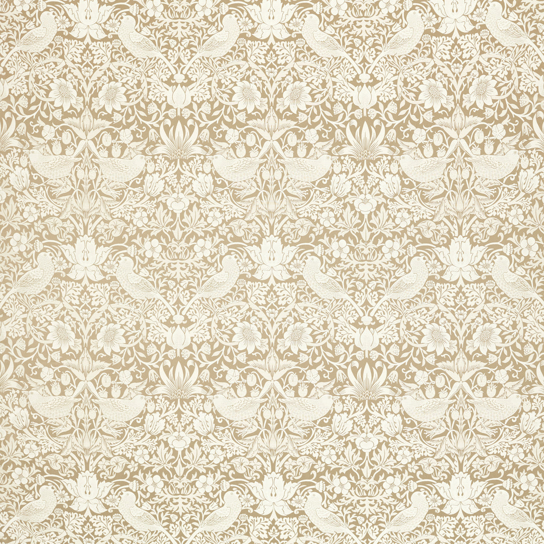 Strawberry Thief Jacquard - Linen F1746/03.CAC.0 by Clarke & Clarke Designer Fabric