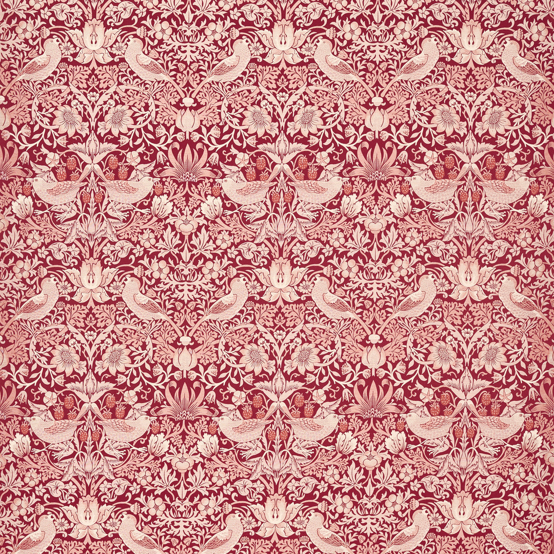 Strawberry Thief Jacquard - Plum F1746/05.CAC.0 by Clarke & Clarke Designer Fabric