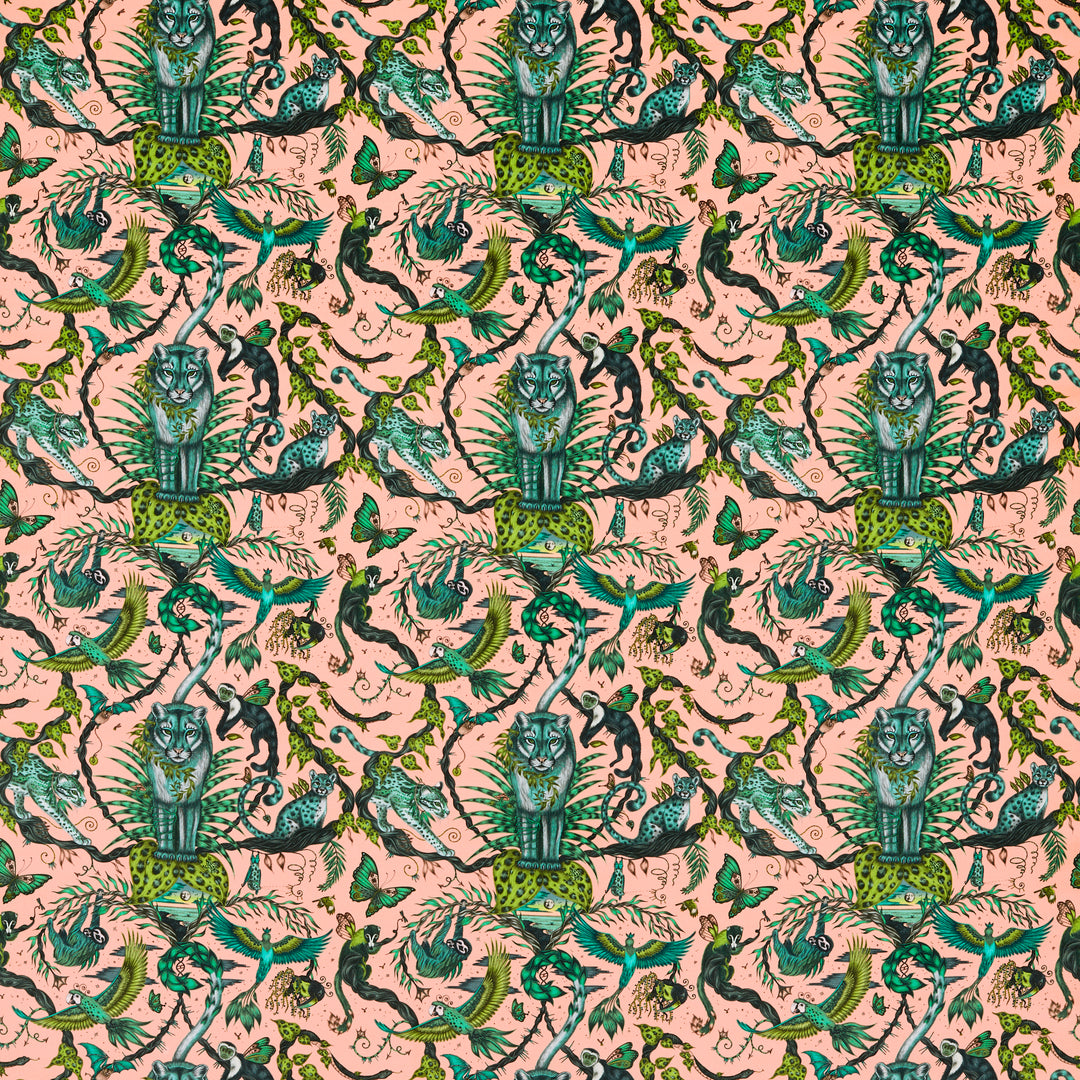 Bosque Dreams Velvet - Pink F1749/05.CAC.0 by Clarke & Clarke Designer Fabric