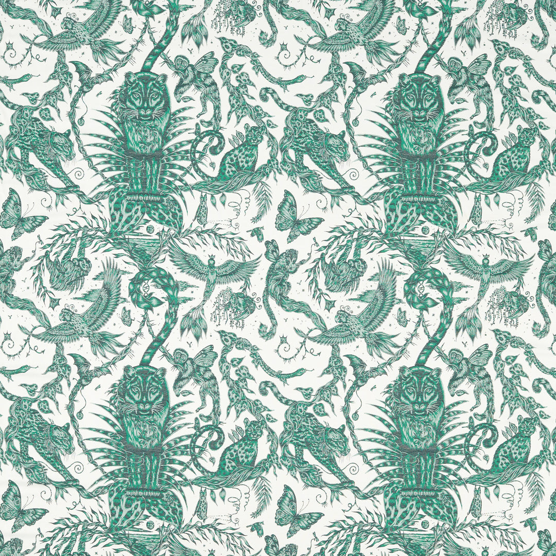 Bosque Dreams Jacquard - Seafoam F1750/02.CAC.0 by Clarke & Clarke Designer Fabric