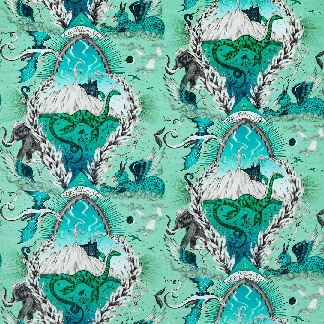 Highlandia Velvet - Sage F1752/03.CAC.0 by Clarke & Clarke Designer Fabric