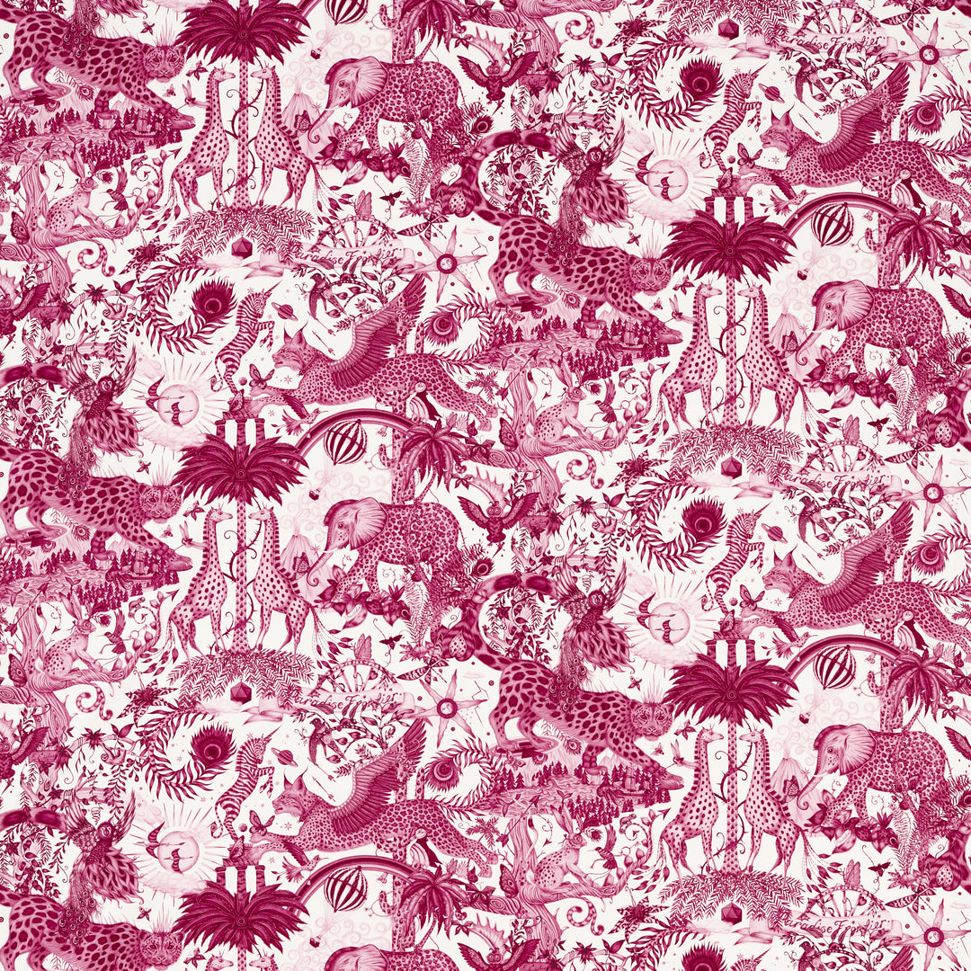 Paradise Lost - Pink F1756/01.CAC.0 by Clarke & Clarke Designer Fabric