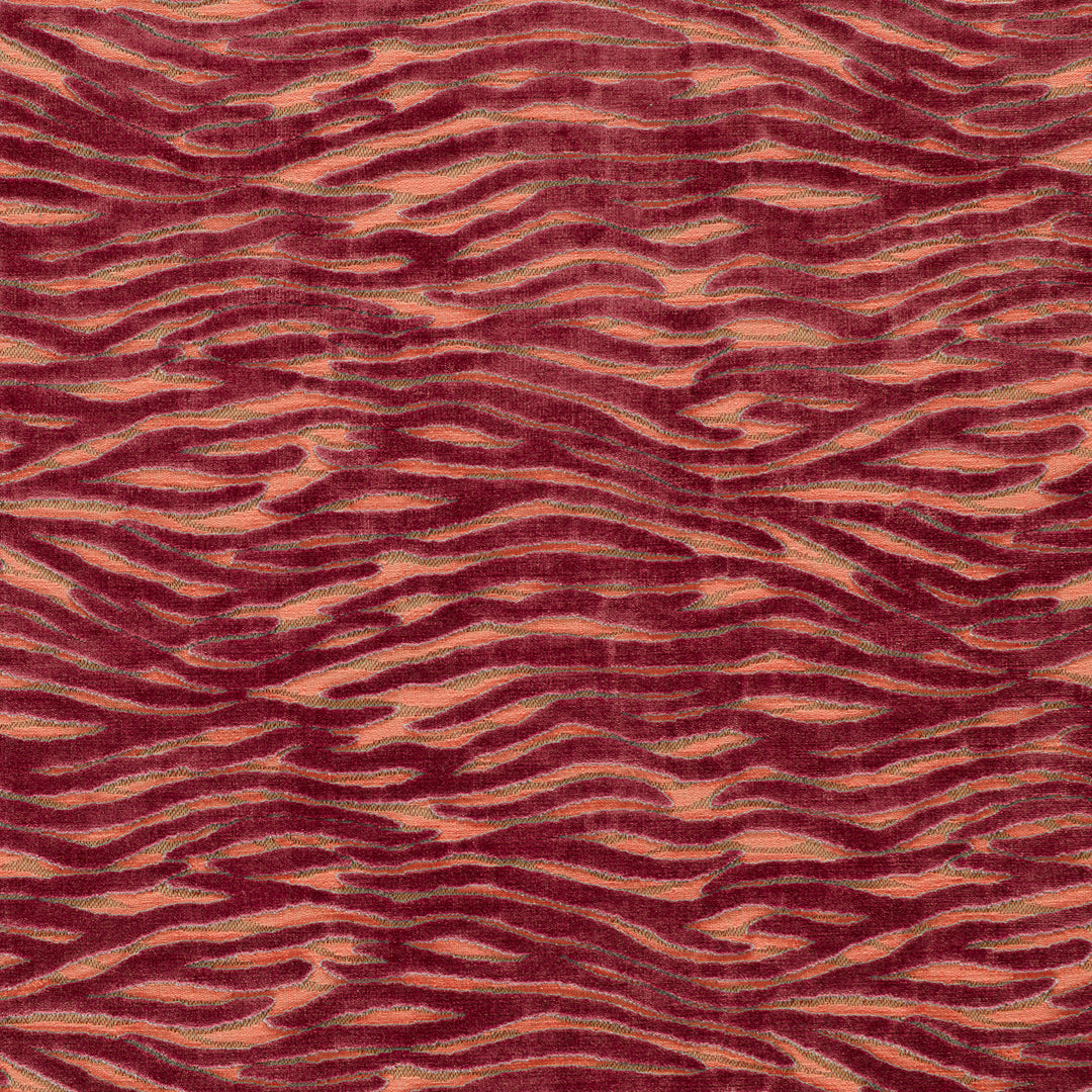 Wildstripe - Coral F1762/02.CAC.0 by Clarke & Clarke Designer Fabric