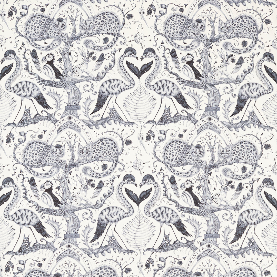 Wonder World - Mono F1763/01.CAC.0 by Clarke & Clarke Designer Fabric