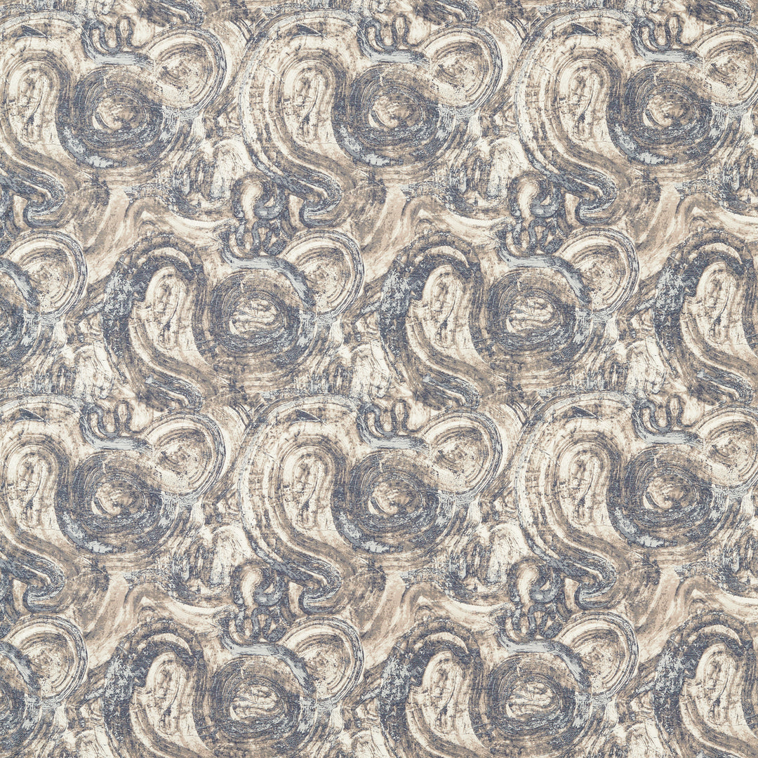 Hatoum Jacquard - Ink F1769/01.CAC.0 by Clarke & Clarke Designer Fabric