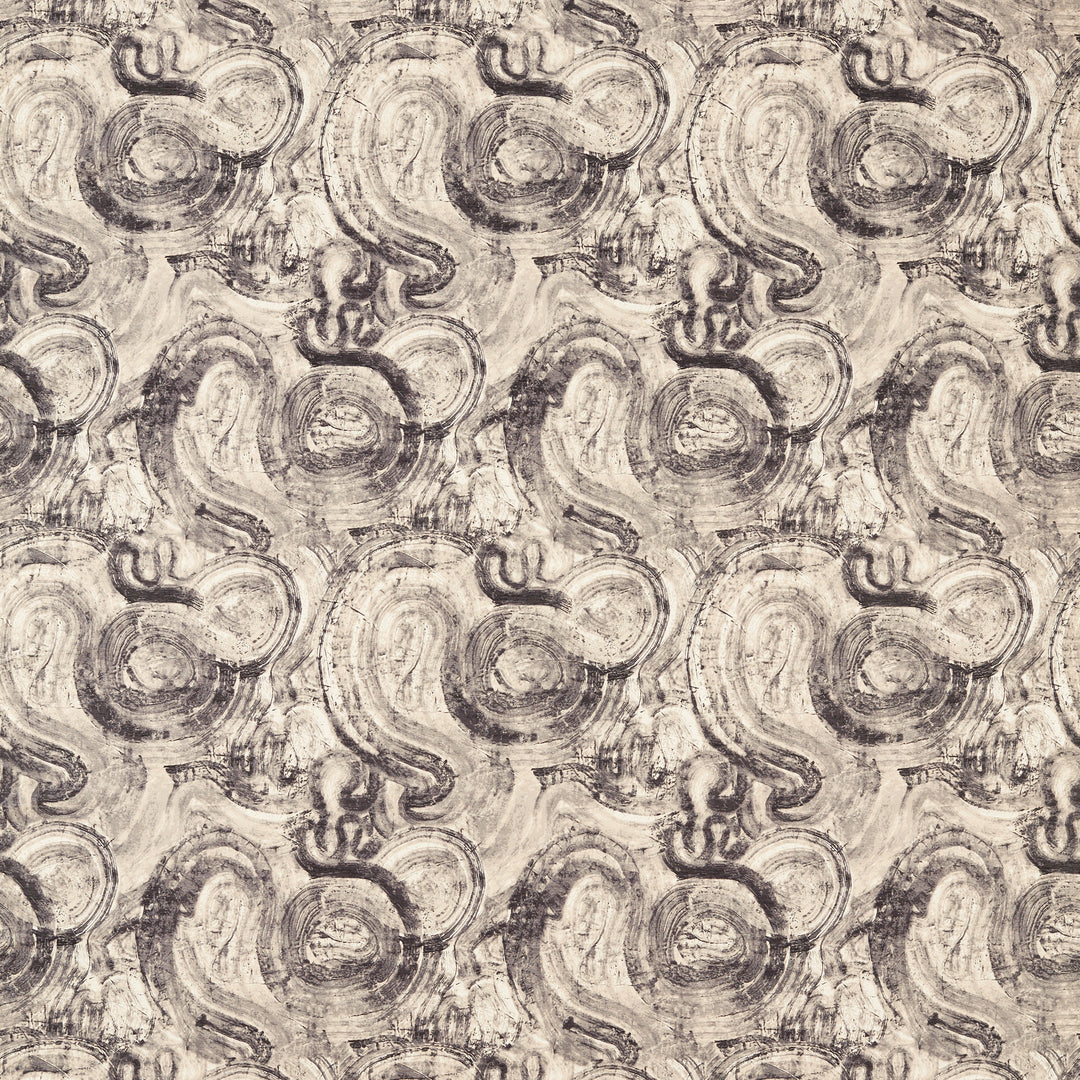 Hatoum Jacquard - Noir F1769/03.CAC.0 by Clarke & Clarke Designer Fabric