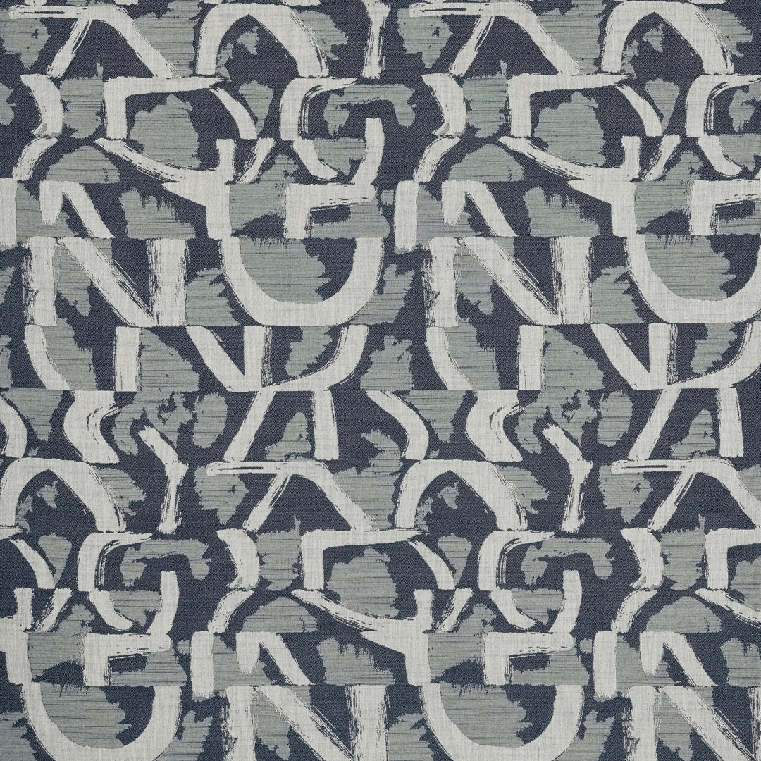 Piero Jacquard - Ink F1772/01.CAC.0 by Clarke & Clarke Designer Fabric