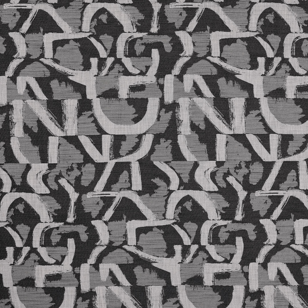 Piero Jacquard - Noir F1772/03.CAC.0 by Clarke & Clarke Designer Fabric
