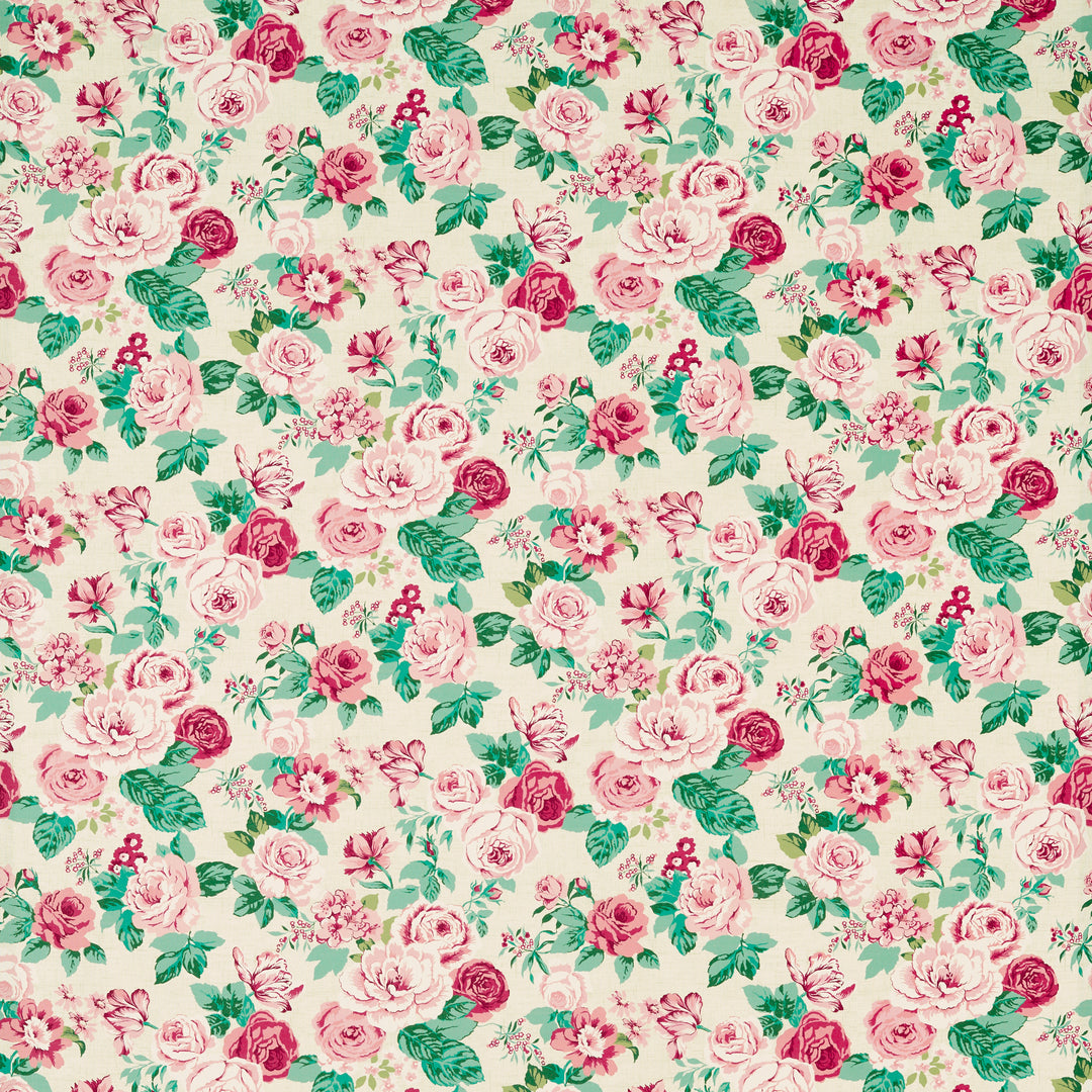Genevieve - Rose F1782/02.CAC.0 by Clarke & Clarke Designer Fabric