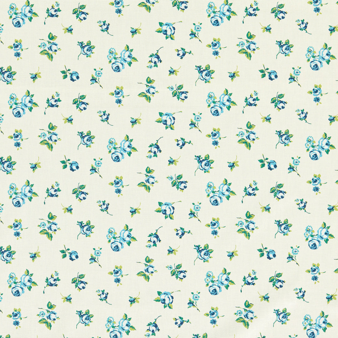 Rosebud - Cobalt F1785/02.CAC.0 by Clarke & Clarke Designer Fabric