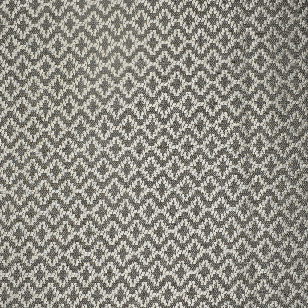 F1937 Silver by Greenhouse Designer Fabric E66: Value Neutrals 85% Polyester, 10% Rayon, 5% Linen China 25,000 double rubs </p><p>Repeat: 1.77" H, 2" V 56" - Swanky Fabrics -