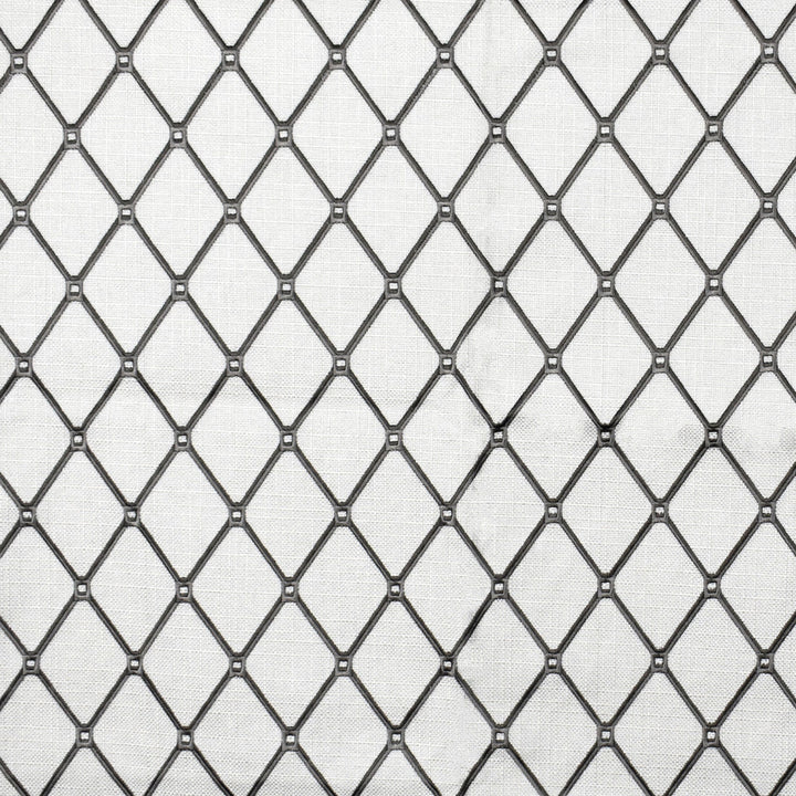 F2209 Flint by Greenhouse Designer Fabric 88% Polyester, 12% Acrylic With 100% Acrylic Embroidery China 9,000 double rubs </p><p>Repeat: 2.7" H, 3.9" V 58" - Swanky Fabrics -