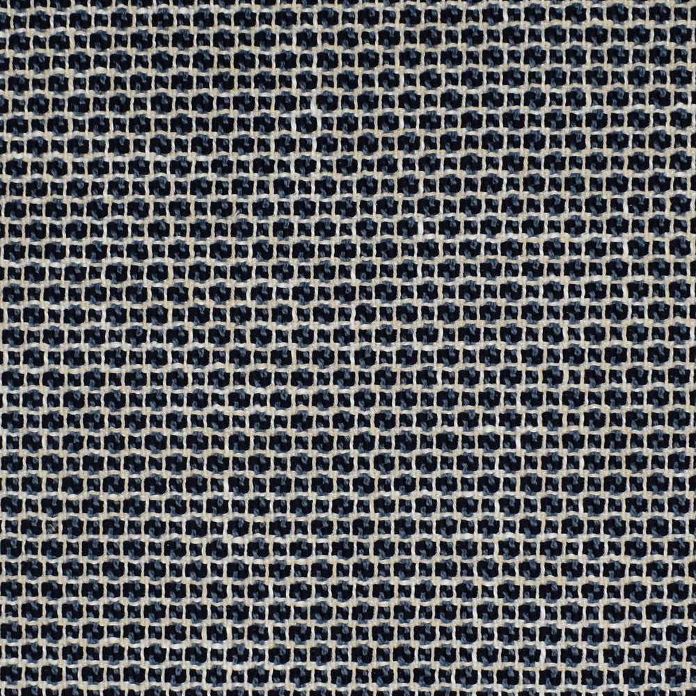 F2302 Indigo by Greenhouse Designer Fabric 100% Polyester China 92,000 double rubs </p><p>Repeat: .5" H, .5" V 56" - Swanky Fabrics -