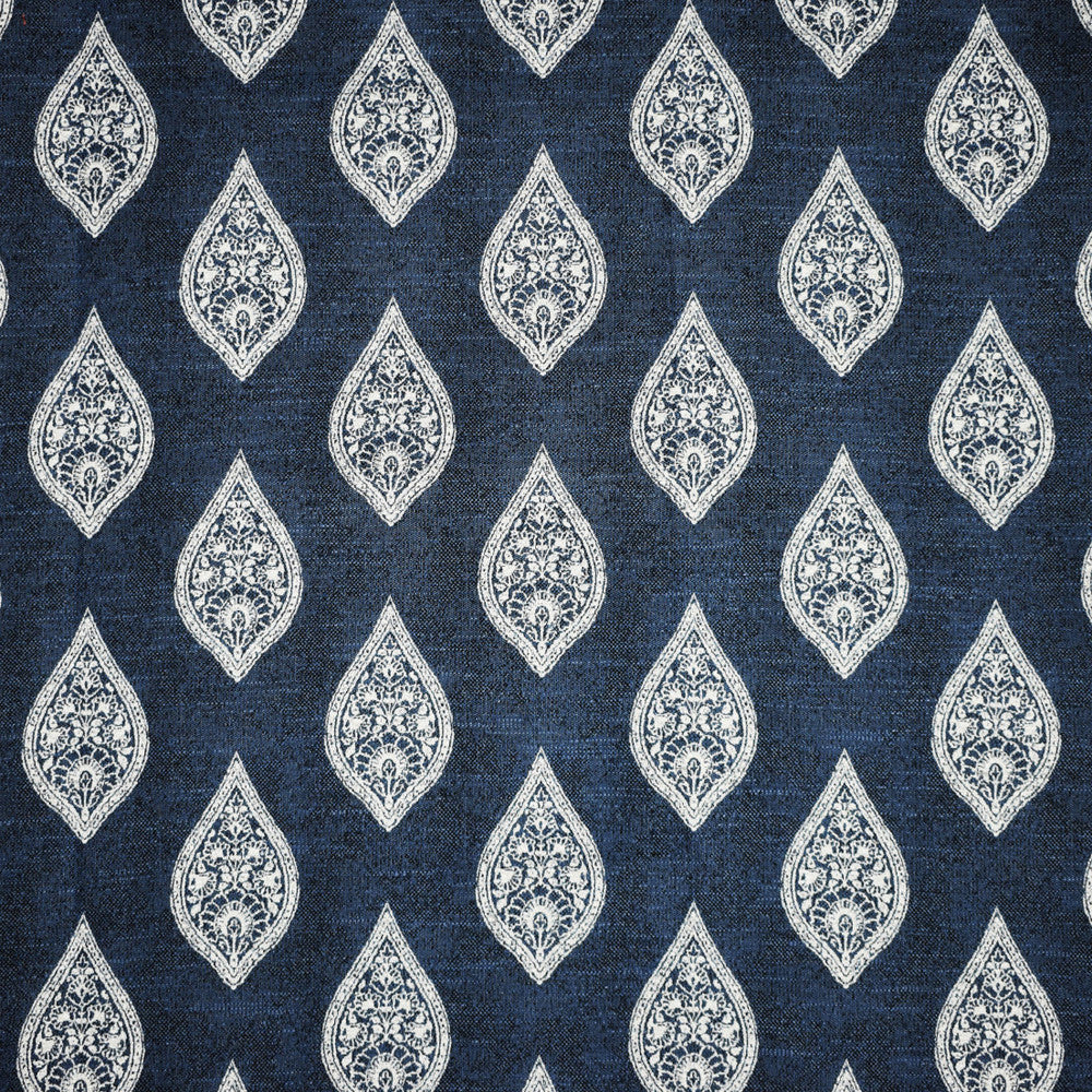 F2303 Blue by Greenhouse Designer Fabric 100% Polyester China 25,000 </p><p>Repeat: 7.25" H, 7" V 56" - Swanky Fabrics -