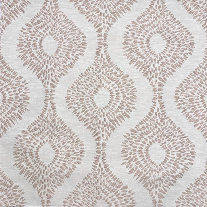 Emb By Lomasi B Porridge by Europatex Designer Fabric Embroideries by Lomasi 70% Polyester, 15% Cotton, 15% Linen 9.71" H, 9.89" V 54.00 inches - Swanky Fabrics -