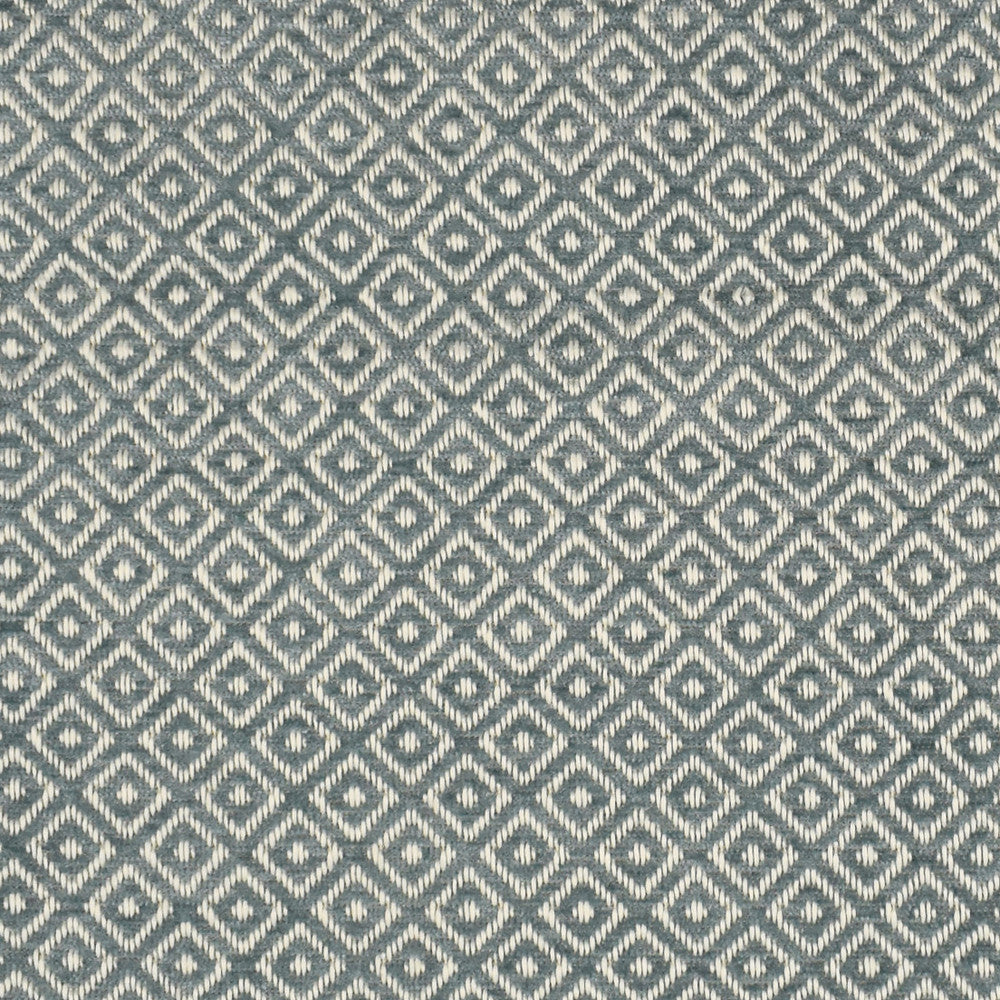 F2699 Aqua by Greenhouse Designer Fabric 100% Polyester China 30,000 </p><p>Repeat: .75" H, .75" V 58" - Swanky Fabrics -