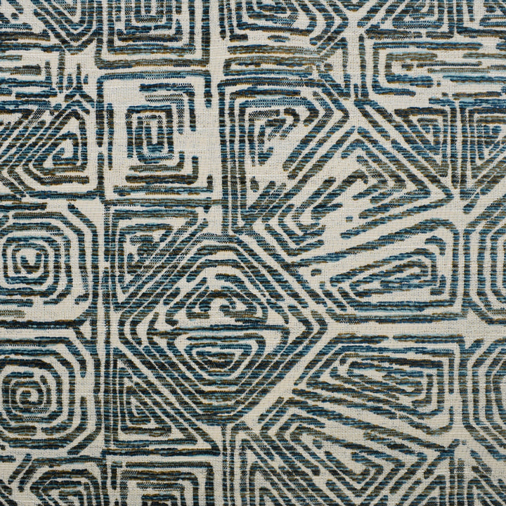 F2705 Cerulean by Greenhouse Designer Fabric 100% Polyester China 50,000 double rubs </p><p>Repeat: 14.25" H, 14.5" V 57" - Swanky Fabrics -