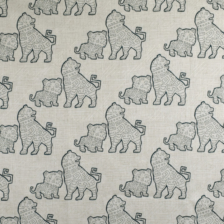 F2712 Aegean by Greenhouse Designer Fabric 95% Polyester, 5% Linen W/ 100% Rayon Embroidery China 9,000 double rubs </p><p>Repeat: 10.75" H, 11.75" V 60" - Swanky Fabrics -