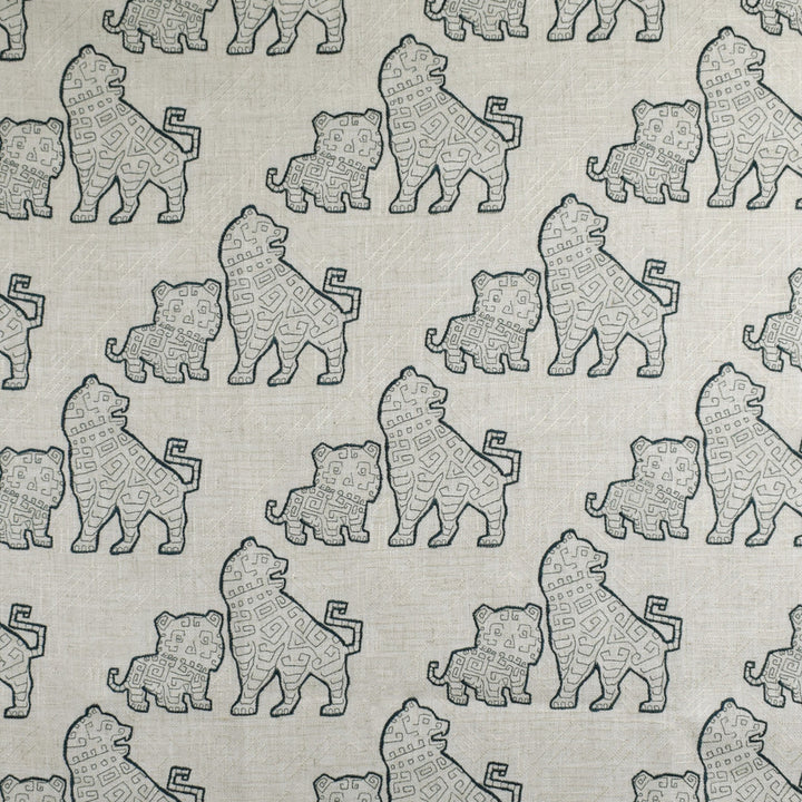 F2712 Aegean by Greenhouse Designer Fabric 95% Polyester, 5% Linen With 100% Rayon Embroidery China 9,000 </p><p>Repeat: 10.75" H, 11.75" V 60" - Swanky Fabrics -